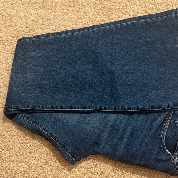 Abercrombie & Fitch Dark Blue Wide Leg Jeans - Picture 8 of 11